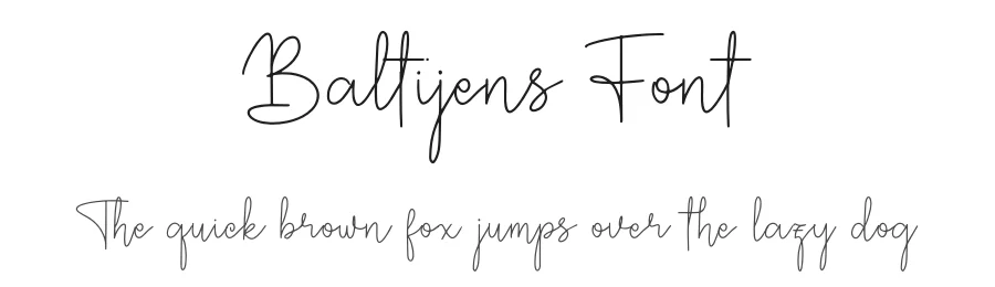 Baltijens Font by Denustudios — Script Handwritten Font