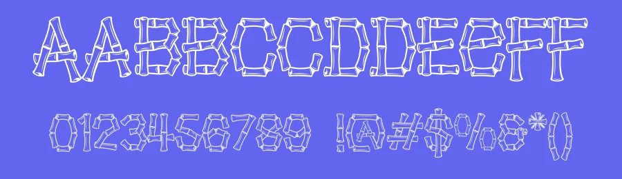 Baluthi – Hawaiian Bamboo Display Font by Artisan Template — Decorative Font — thumbnail 3