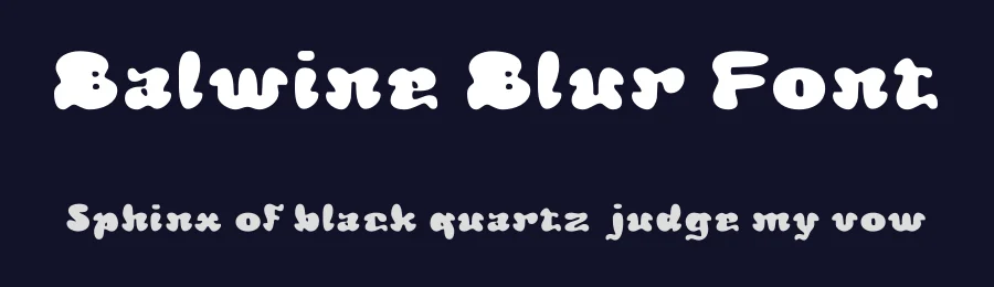 Balwine Blur Font by craftsupplyco — Display Font — thumbnail 2