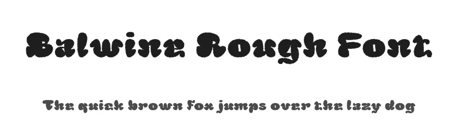 Balwine Rough Font by craftsupplyco — Display Font