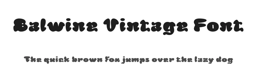 Balwine Vintage Font by craftsupplyco — Display Font