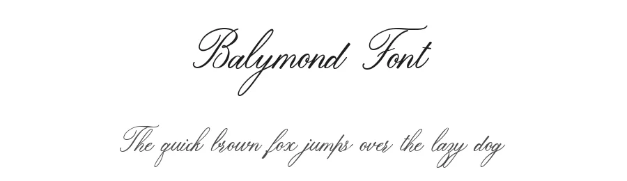 Balymond Font by Balevgraph Studio — Script Handwritten Font