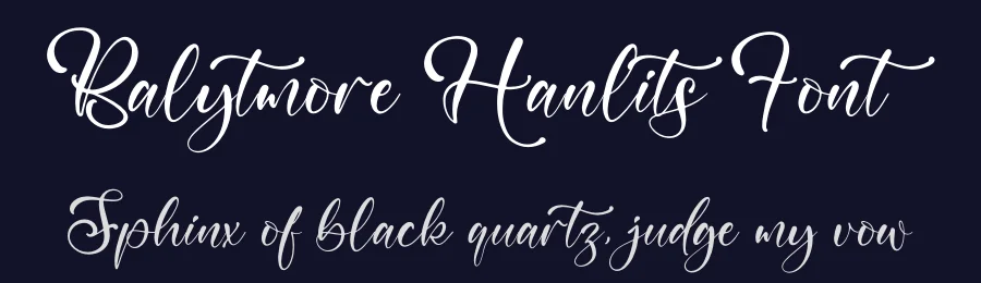 Balytmore Hanlits Font by letterfabric — Script Handwritten Font — thumbnail 2