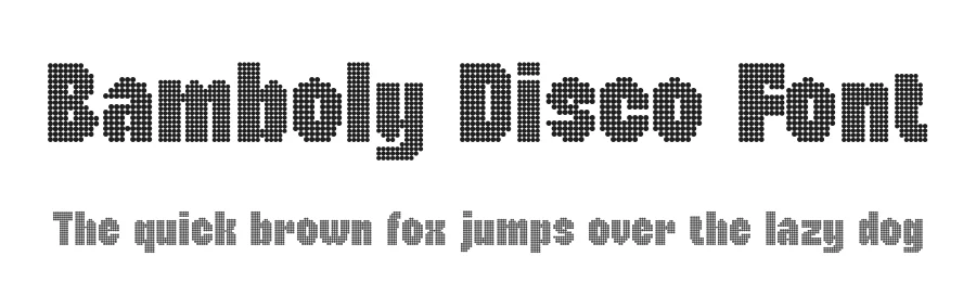 Bamboly Disco Font by craftsupplyco — Display Font