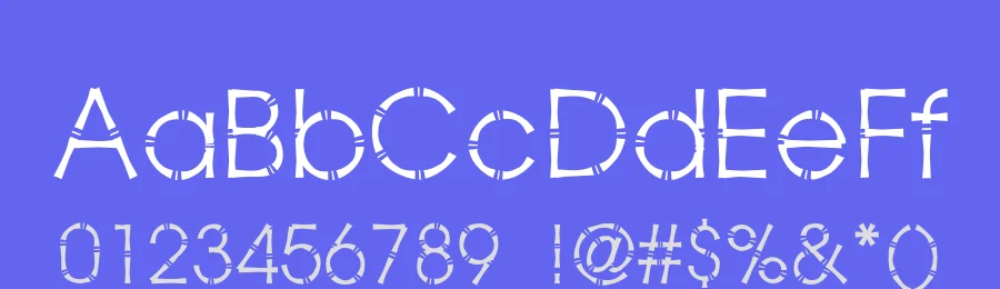 Bamboo Gothic Font by George Williams — Display Font — thumbnail 3