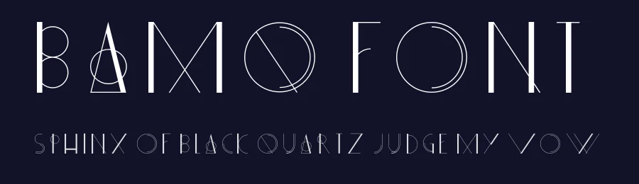 BAMQ Font by Gulay Inceoglu — Display Font — thumbnail 2