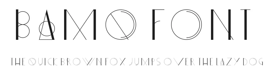 BAMQ Font by Gulay Inceoglu — Display Font