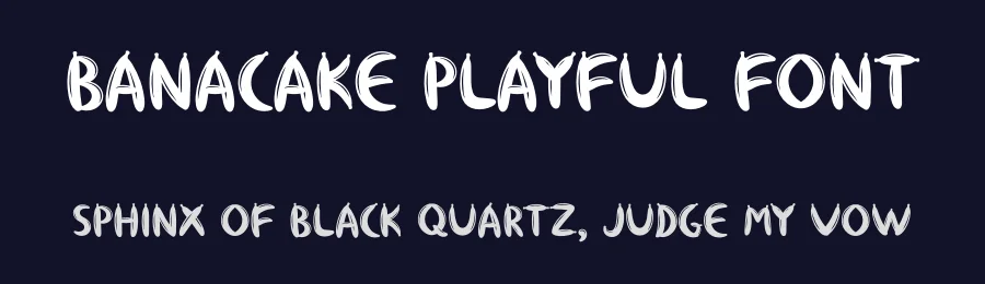 Banacake Playful Font by NTC Graphic — Display Font — thumbnail 2