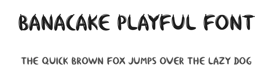 Banacake Playful Font by NTC Graphic โ Display Font