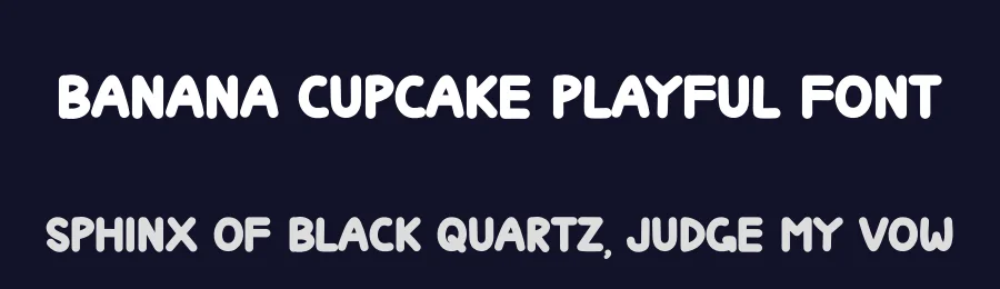 Banana Cupcake Playful Font by andikastudio — Display Font — thumbnail 2