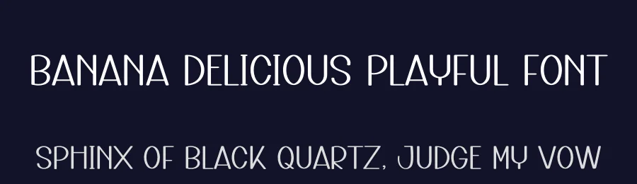 Banana Delicious Playful Font by freshtypeink — Display Font — thumbnail 2