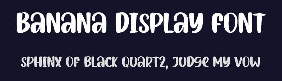 Banana Display Font by inermediaSTUDIO — Script Handwritten Font — thumbnail 2