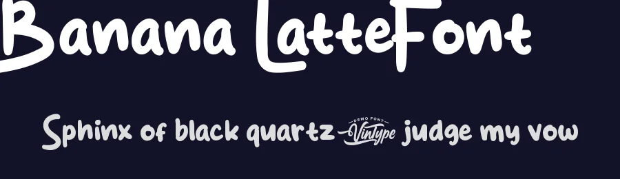 Banana Latte Font by VinType — Script Handwritten Font — thumbnail 2