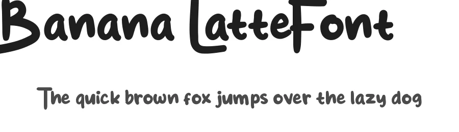 Banana Latte Font by VinType — Script Handwritten Font