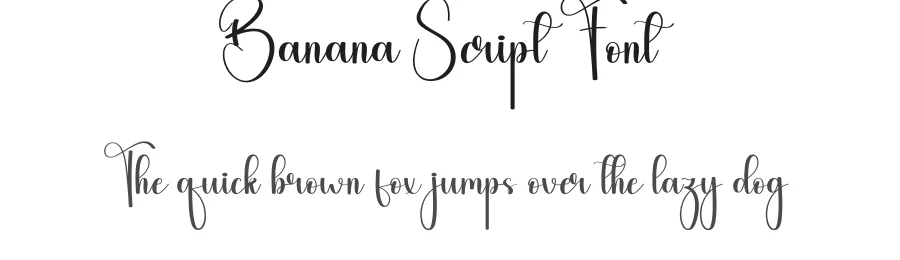 Banana Script Font by andikastudio — Script Handwritten Font