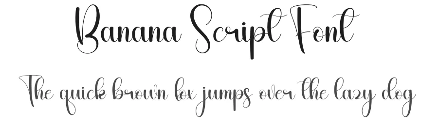 Banana Script Font by andikastudio — Script Handwritten Font