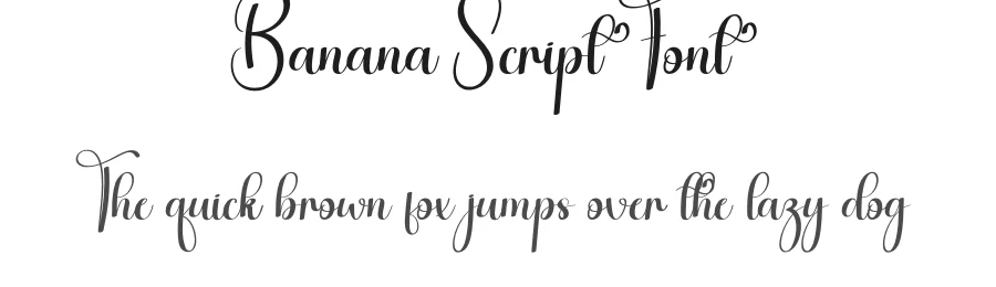 Banana Script Font by andikastudio — Script Handwritten Font