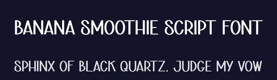 Banana Smoothie Script Font by creativeletter — Script Handwritten Font — thumbnail 2