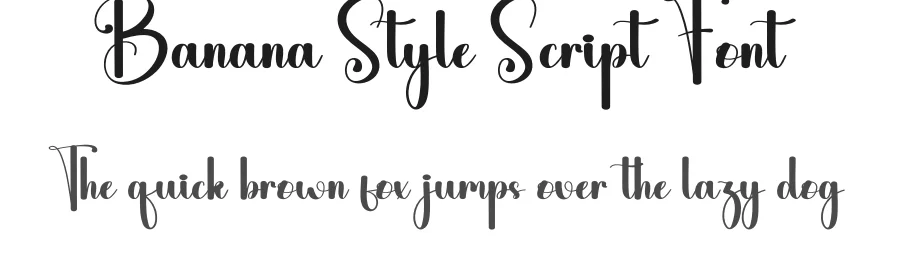 Banana Style Script Font by andikastudio — Script Handwritten Font