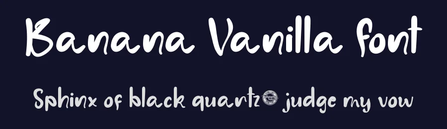 Banana Vanilla Font by CalligraphyFonts.net — Script Handwritten Font — thumbnail 2
