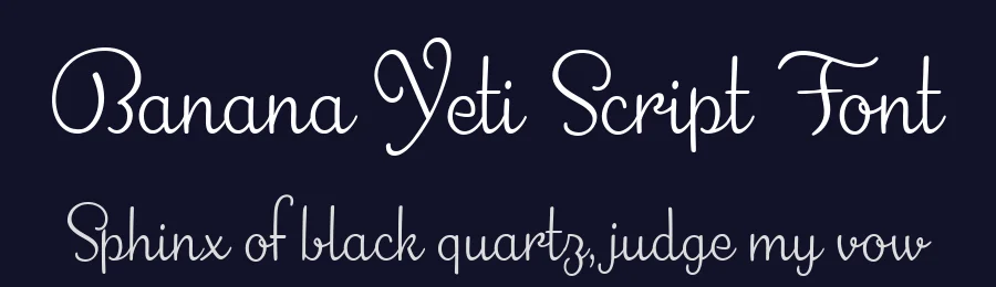 Banana Yeti Script Font by Zetafonts — Script Handwritten Font — thumbnail 2