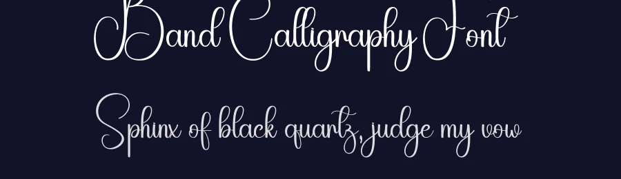 Band Calligraphy Font by creativeletter — Script Handwritten Font — thumbnail 2