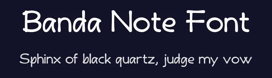 Banda Note Font by afkaristudio — Display Font — thumbnail 2