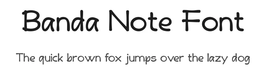 Banda Note Font by afkaristudio — Display Font