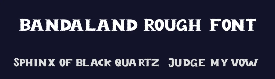 Bandaland Rough Font by craftsupplyco — Display Font — thumbnail 2