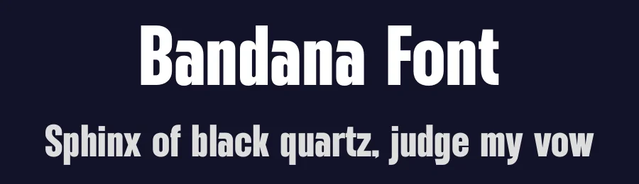Bandana Font by TypeLogue — Sans Serif Font — thumbnail 2