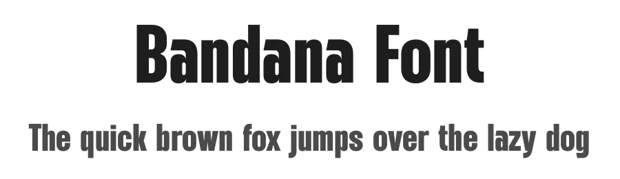 Bandana Font by TypeLogue — Sans Serif Font