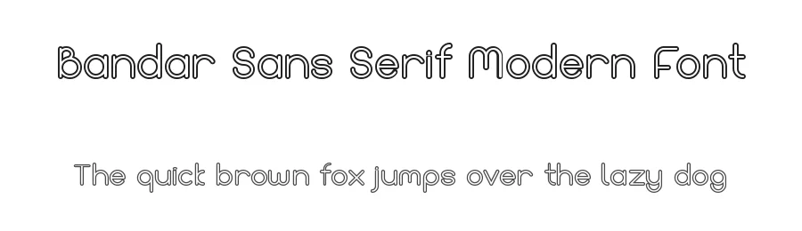 Bandar Sans Serif Modern Font by afkaristudio — Sans Serif Font
