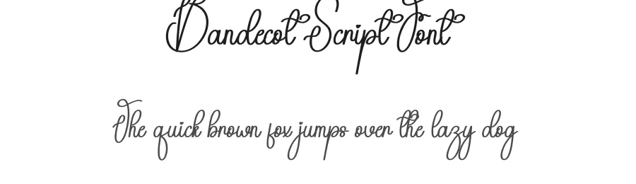 Bandecot Script Font by andikastudio — Script Handwritten Font