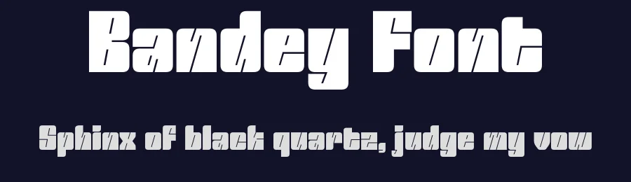 Bandey Font by Rantautype — Display Font — thumbnail 2