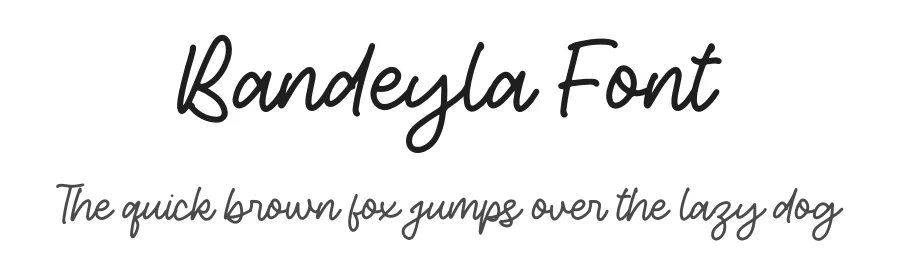 Bandeyla Font by perspectype — Script Handwritten Font
