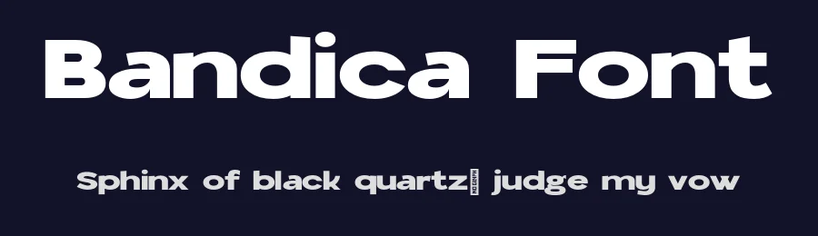Bandica Font by ibracreative — Sans Serif Font — thumbnail 2