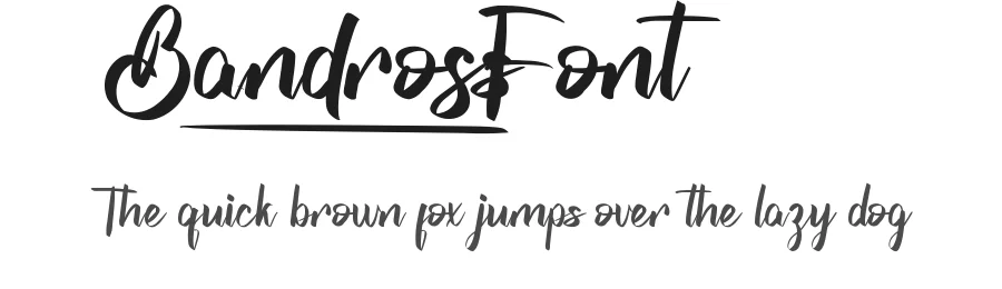 Bandross Font by edricstudio — Script Handwritten Font