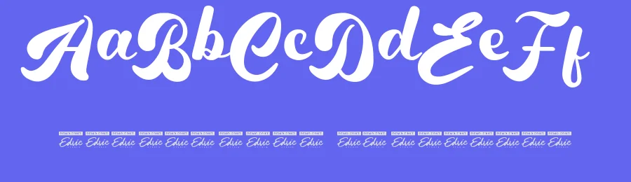 Bandung Retro Font by edricstudio — Script Handwritten Font — thumbnail 3