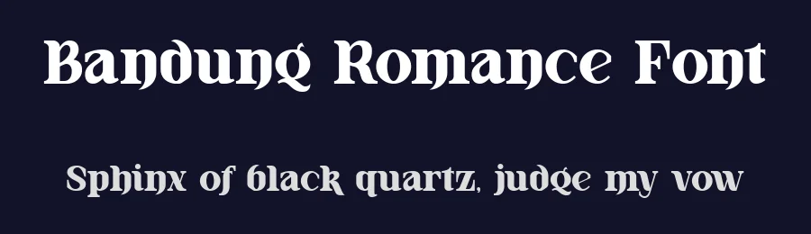 Bandung Romance Font by Rian dryana — Serif Font — thumbnail 2