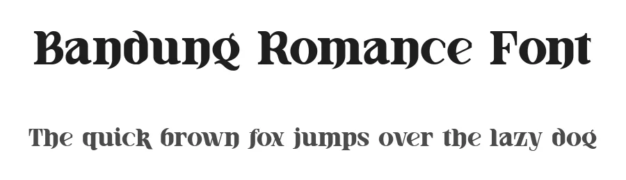 Bandung Romance Font by Rian dryana — Serif Font