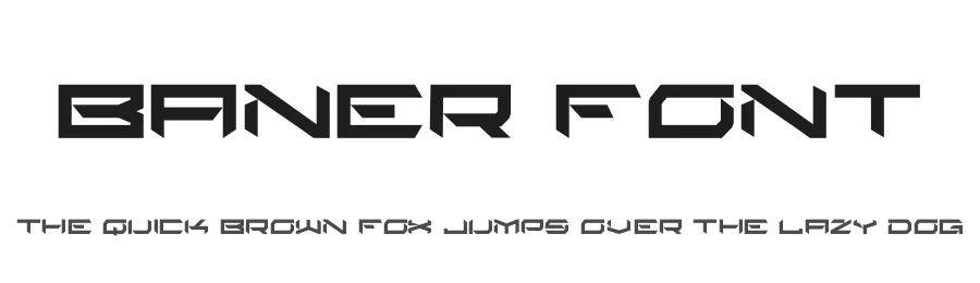 Baner Font by hayoyuka8 — Display Font