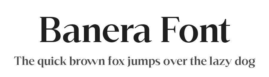 Banera Font by YUKITA CREATIVE — Serif Font