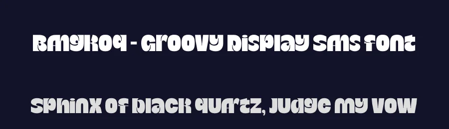Bangkoq – Groovy Display Sans Font by timelesstype.co — Serif Font — thumbnail 2
