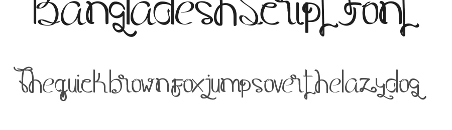 Bangladesh Script Font by inermediaSTUDIO — Script Handwritten Font