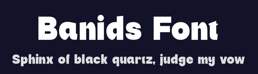 Banids Font by timelesstype.co — Display Font — thumbnail 2