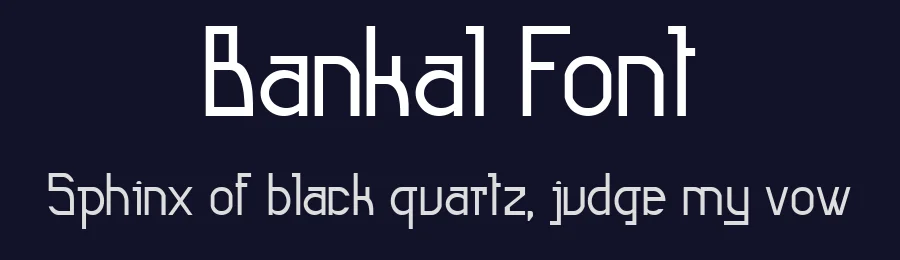 Bankal Font by HugoKuder — Sans Serif Font — thumbnail 2