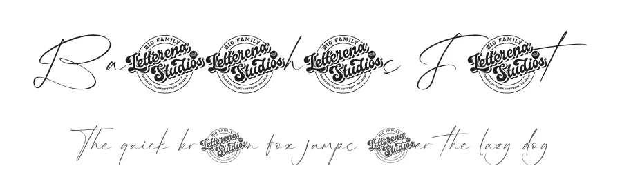 Bannethons Font by letterenastudios — Script Handwritten Font
