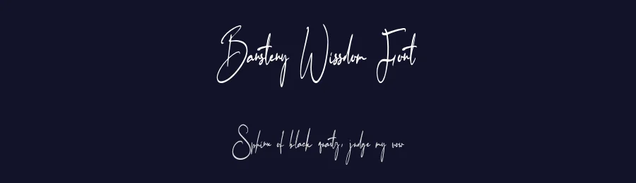 Bansteny Wissdom Font by Megatype — Script Handwritten Font — thumbnail 2