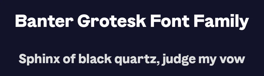 Banter Grotesk Font Family by Narrow Type — Decorative Font — thumbnail 2