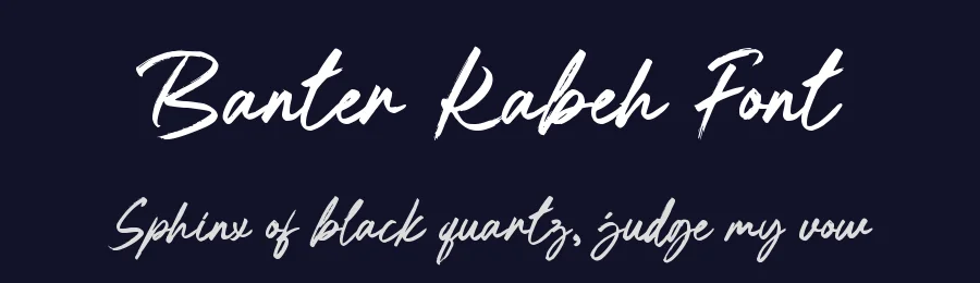 Banter Kabeh Font by GFRcreative — Script Handwritten Font — thumbnail 2